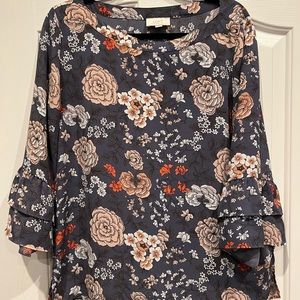 Like New Loft Medium Floral Blouse
